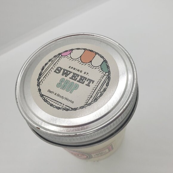 Pink Lemonade Pound Cake Bath and Body Works 6oz Mason Jar Candle RETIRED bbw - Picture 4 of 10